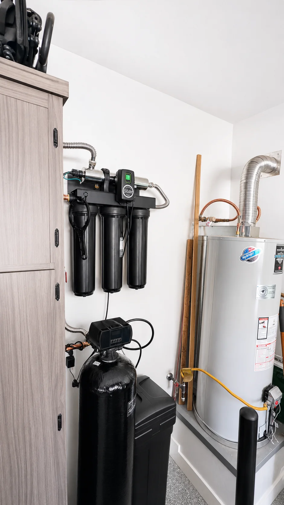 The Hydrology Whole-Home Wellness Filtration Package installed in Gilbert AZ