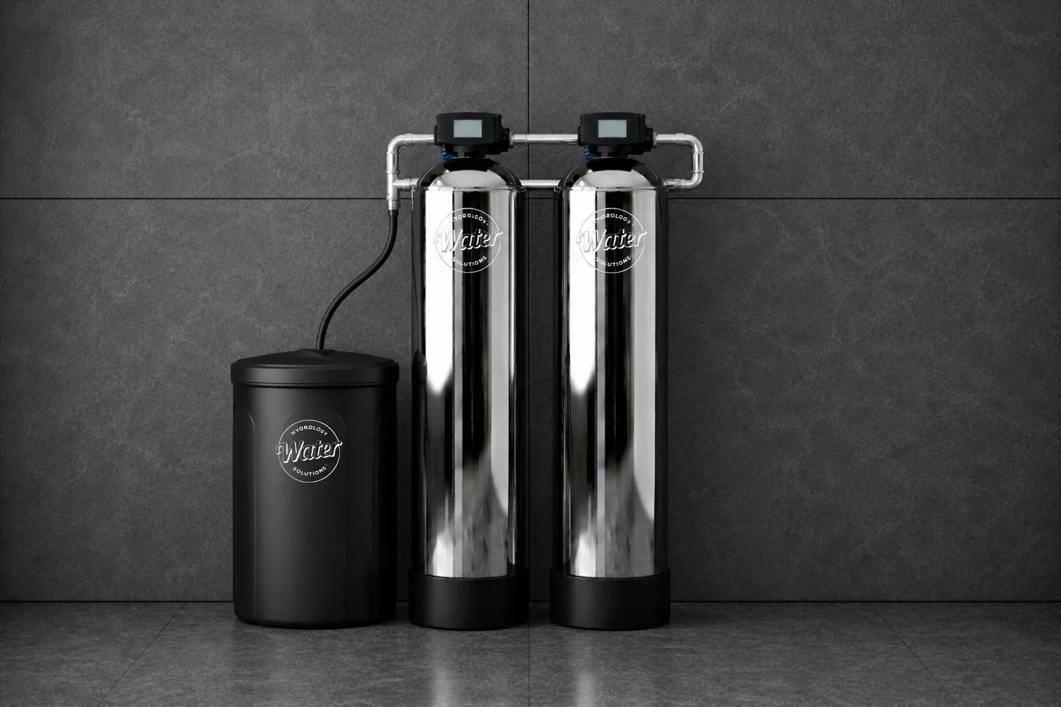 A Hydrology whole home filtration and water softener system