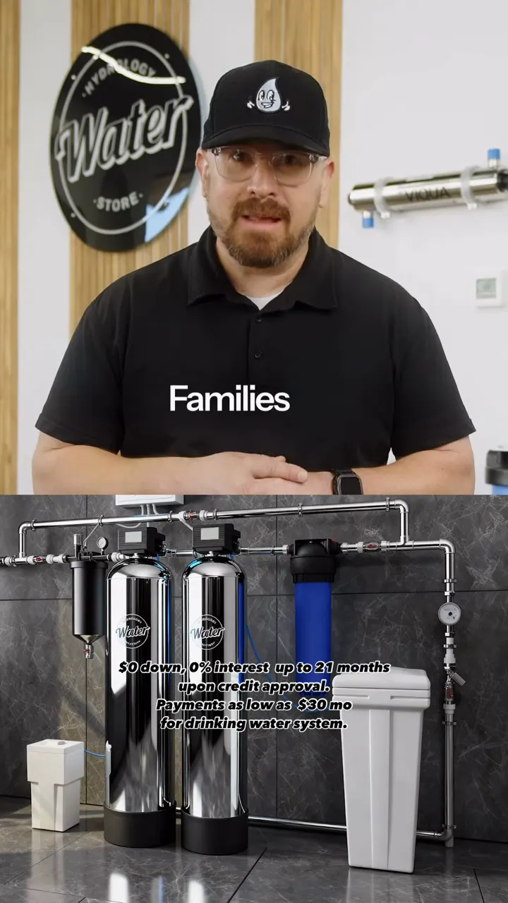Hydrology whole home filtration systems, with 0% financing for up to 21 months