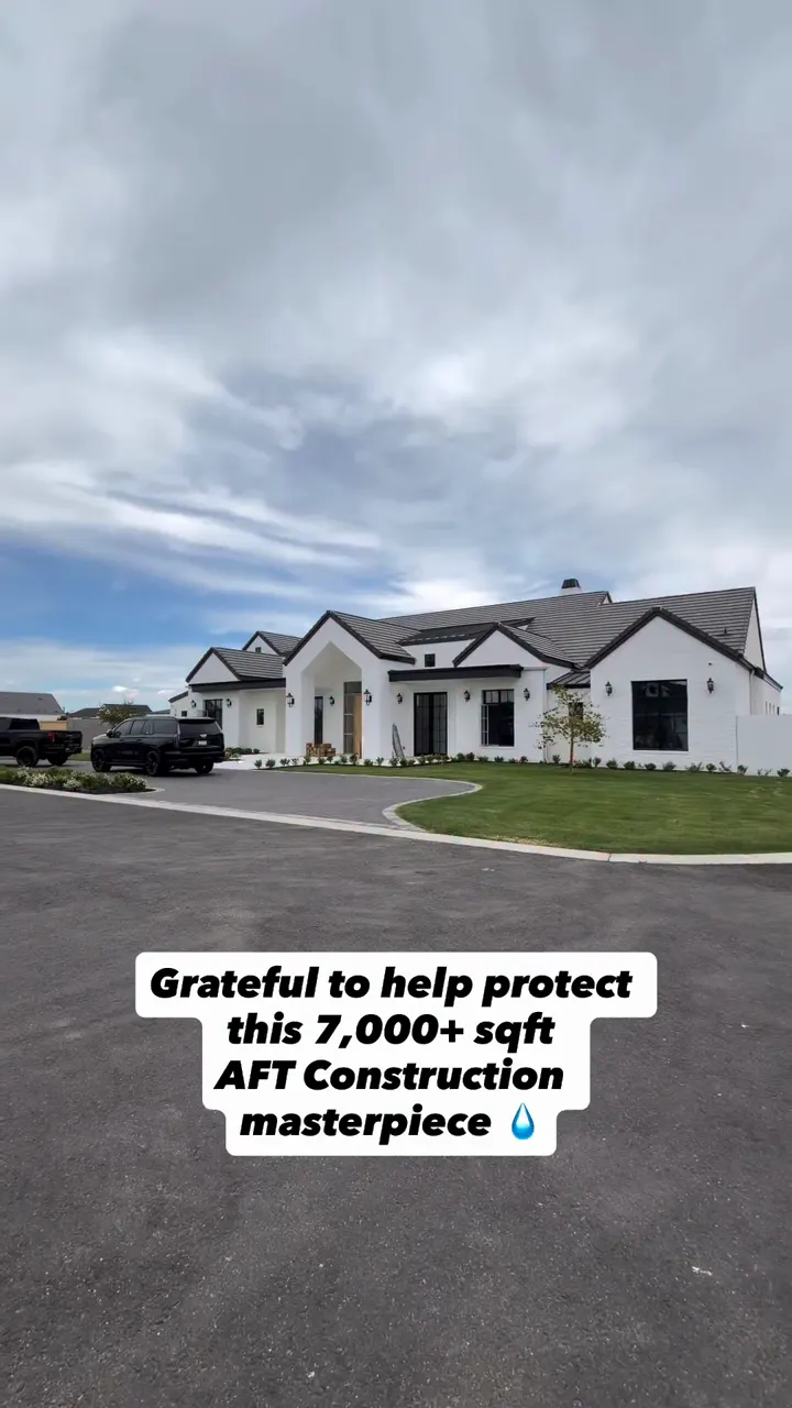 A 7,000 square foot AFT Construction custom home protected by a Hydrology whole home system
