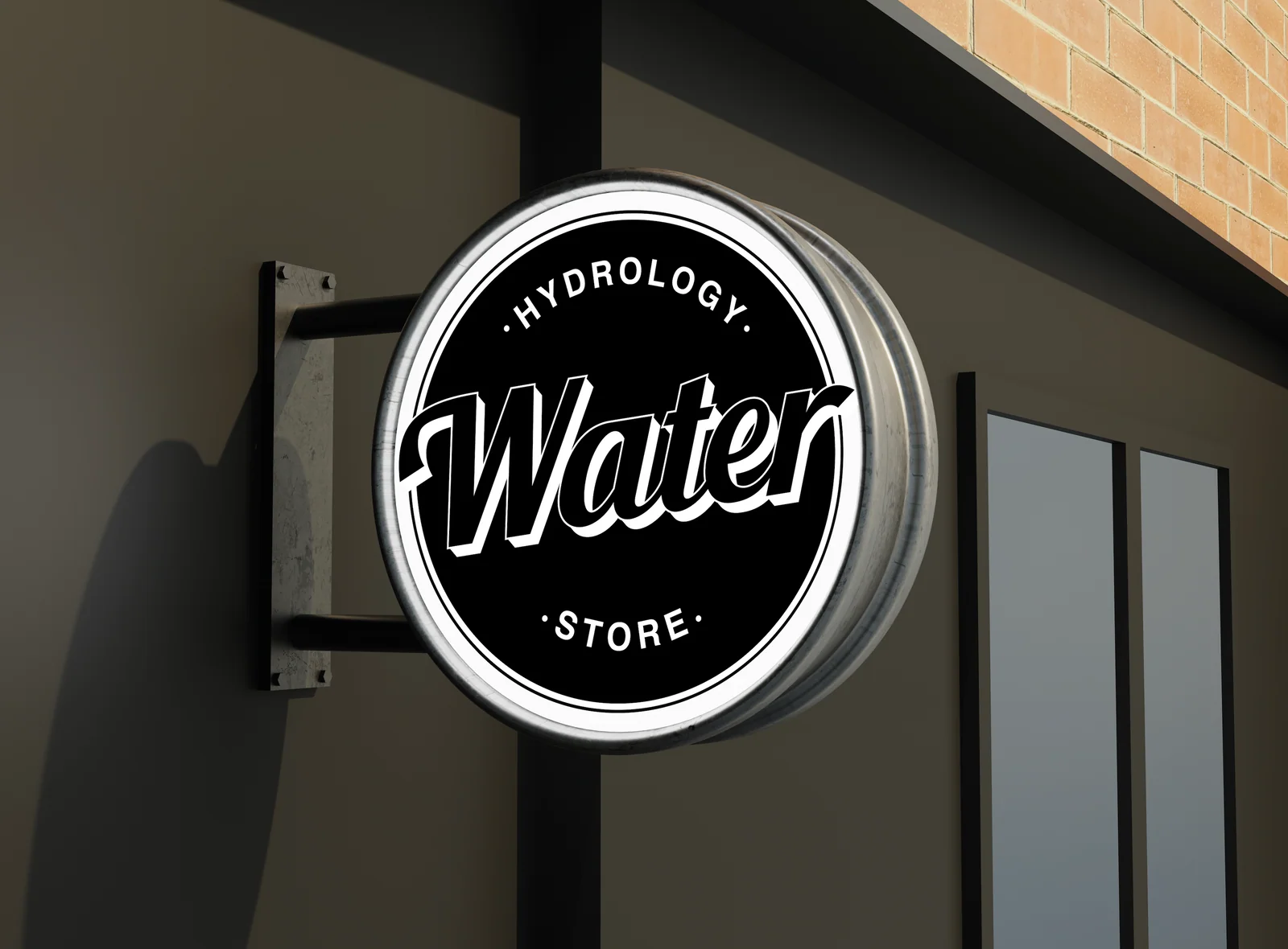 Inside the Hydrology Water Store, with refill and vending stations
